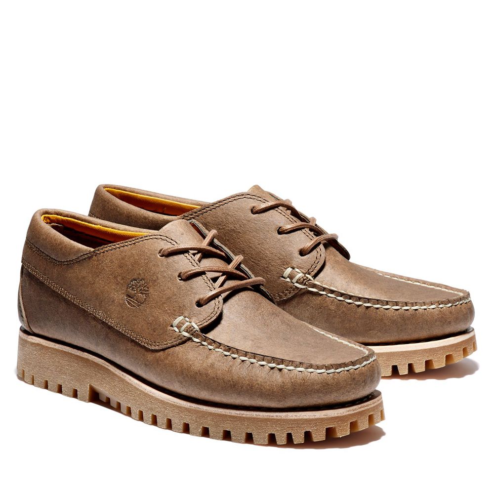 Timberland Παπούτσια Της Οξφόρδης Ανδρικα Καφε - Jackson\'s Landing Ek+ Moc-Toe - Greece 8639247-NT